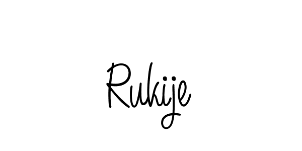 It looks lik you need a new signature style for name Rukije. Design unique handwritten (Angelique-Rose-font-FFP) signature with our free signature maker in just a few clicks. Rukije signature style 5 images and pictures png