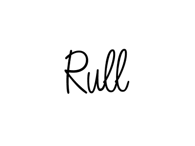 Make a beautiful signature design for name Rull. With this signature (Angelique-Rose-font-FFP) style, you can create a handwritten signature for free. Rull signature style 5 images and pictures png