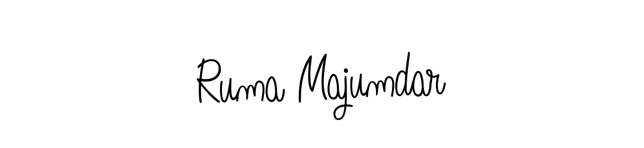 if you are searching for the best signature style for your name Ruma Majumdar. so please give up your signature search. here we have designed multiple signature styles  using Angelique-Rose-font-FFP. Ruma Majumdar signature style 5 images and pictures png