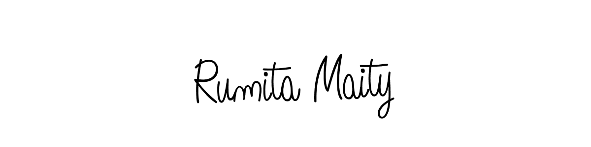 Once you've used our free online signature maker to create your best signature Angelique-Rose-font-FFP style, it's time to enjoy all of the benefits that Rumita Maity name signing documents. Rumita Maity signature style 5 images and pictures png