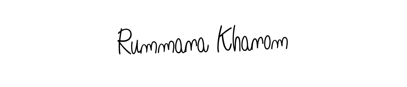 You can use this online signature creator to create a handwritten signature for the name Rummana Khanom. This is the best online autograph maker. Rummana Khanom signature style 5 images and pictures png