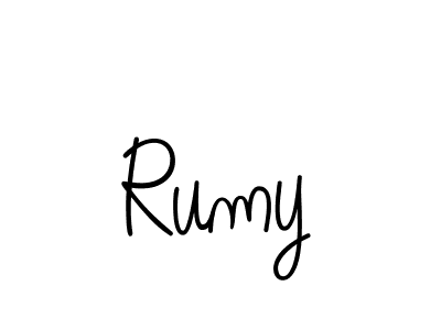 Also You can easily find your signature by using the search form. We will create Rumy name handwritten signature images for you free of cost using Angelique-Rose-font-FFP sign style. Rumy signature style 5 images and pictures png