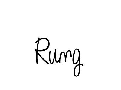 Use a signature maker to create a handwritten signature online. With this signature software, you can design (Angelique-Rose-font-FFP) your own signature for name Rung. Rung signature style 5 images and pictures png