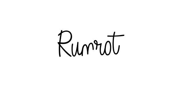 Make a short Runrot signature style. Manage your documents anywhere anytime using Angelique-Rose-font-FFP. Create and add eSignatures, submit forms, share and send files easily. Runrot signature style 5 images and pictures png