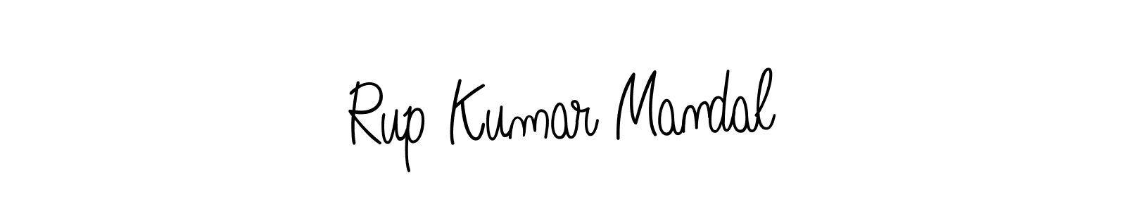Design your own signature with our free online signature maker. With this signature software, you can create a handwritten (Angelique-Rose-font-FFP) signature for name Rup Kumar Mandal. Rup Kumar Mandal signature style 5 images and pictures png