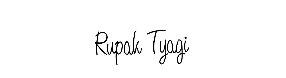 Create a beautiful signature design for name Rupak Tyagi. With this signature (Angelique-Rose-font-FFP) fonts, you can make a handwritten signature for free. Rupak Tyagi signature style 5 images and pictures png