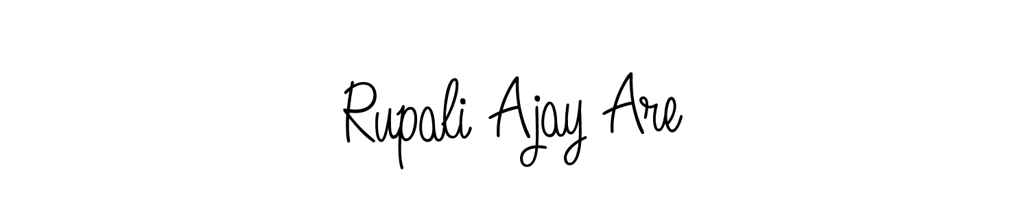 Make a beautiful signature design for name Rupali Ajay Are. Use this online signature maker to create a handwritten signature for free. Rupali Ajay Are signature style 5 images and pictures png