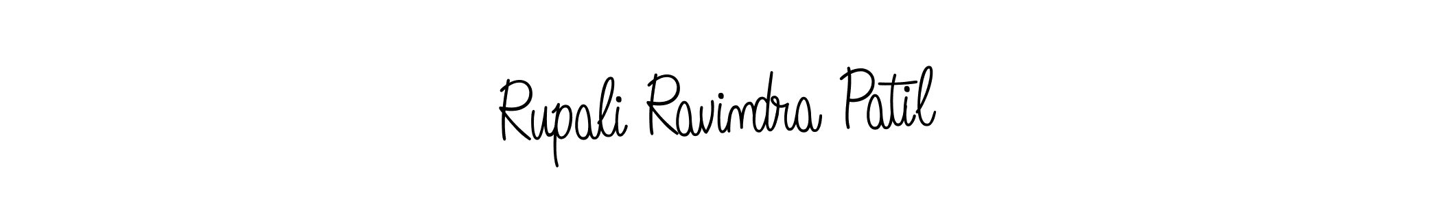 The best way (Angelique-Rose-font-FFP) to make a short signature is to pick only two or three words in your name. The name Rupali Ravindra Patil include a total of six letters. For converting this name. Rupali Ravindra Patil signature style 5 images and pictures png