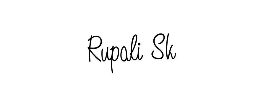 Once you've used our free online signature maker to create your best signature Angelique-Rose-font-FFP style, it's time to enjoy all of the benefits that Rupali Sk name signing documents. Rupali Sk signature style 5 images and pictures png