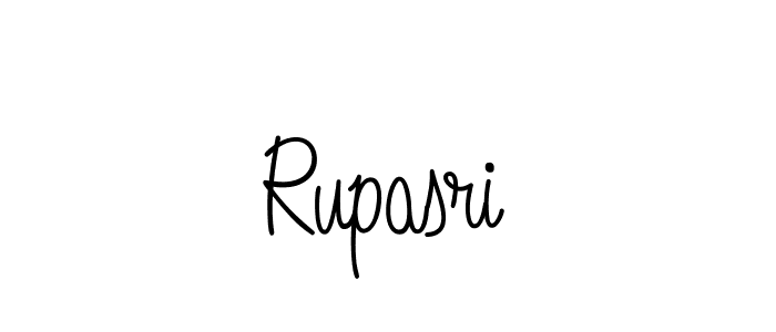 Make a beautiful signature design for name Rupasri. With this signature (Angelique-Rose-font-FFP) style, you can create a handwritten signature for free. Rupasri signature style 5 images and pictures png