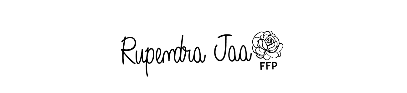 Create a beautiful signature design for name Rupendra Jaa8. With this signature (Angelique-Rose-font-FFP) fonts, you can make a handwritten signature for free. Rupendra Jaa8 signature style 5 images and pictures png