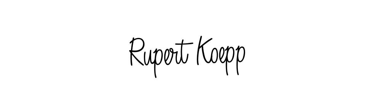 Also You can easily find your signature by using the search form. We will create Rupert Koepp name handwritten signature images for you free of cost using Angelique-Rose-font-FFP sign style. Rupert Koepp signature style 5 images and pictures png