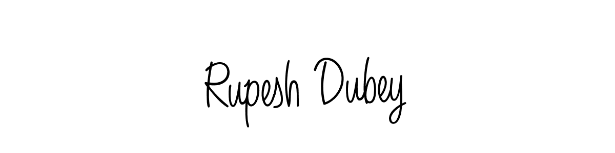 How to make Rupesh Dubey signature? Angelique-Rose-font-FFP is a professional autograph style. Create handwritten signature for Rupesh Dubey name. Rupesh Dubey signature style 5 images and pictures png