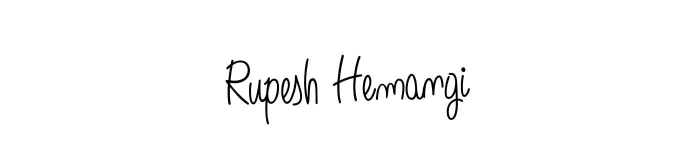 Make a beautiful signature design for name Rupesh Hemangi. Use this online signature maker to create a handwritten signature for free. Rupesh Hemangi signature style 5 images and pictures png