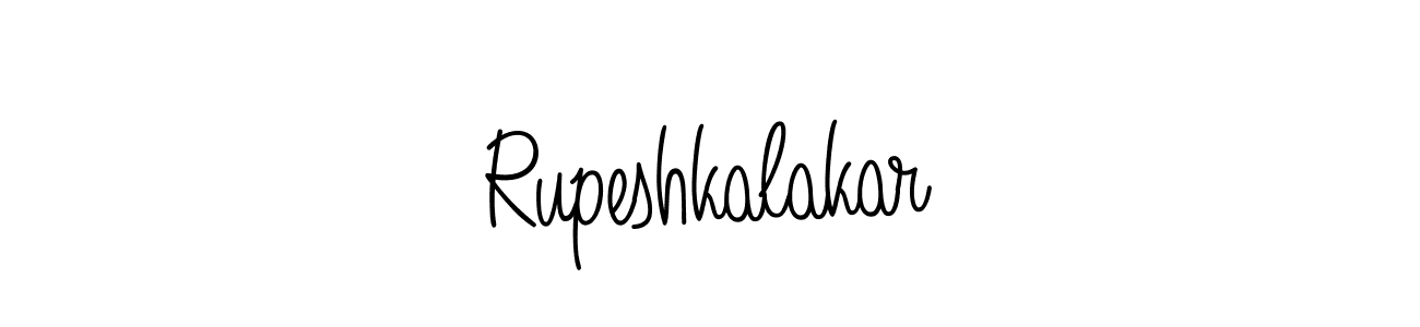 Use a signature maker to create a handwritten signature online. With this signature software, you can design (Angelique-Rose-font-FFP) your own signature for name Rupeshkalakar. Rupeshkalakar signature style 5 images and pictures png