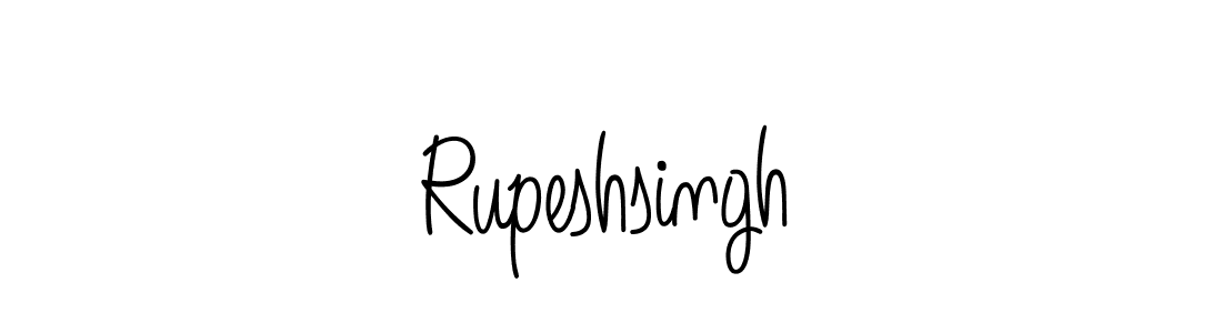 How to make Rupeshsingh name signature. Use Angelique-Rose-font-FFP style for creating short signs online. This is the latest handwritten sign. Rupeshsingh signature style 5 images and pictures png