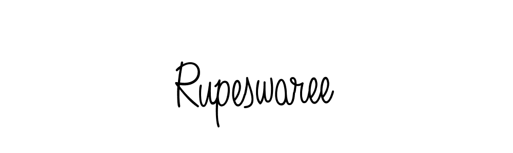 Rupeswaree stylish signature style. Best Handwritten Sign (Angelique-Rose-font-FFP) for my name. Handwritten Signature Collection Ideas for my name Rupeswaree. Rupeswaree signature style 5 images and pictures png