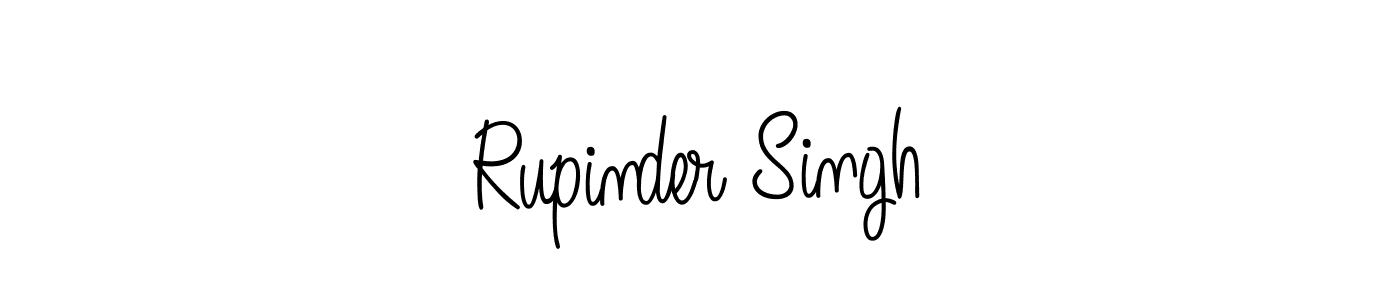 Rupinder Singh stylish signature style. Best Handwritten Sign (Angelique-Rose-font-FFP) for my name. Handwritten Signature Collection Ideas for my name Rupinder Singh. Rupinder Singh signature style 5 images and pictures png