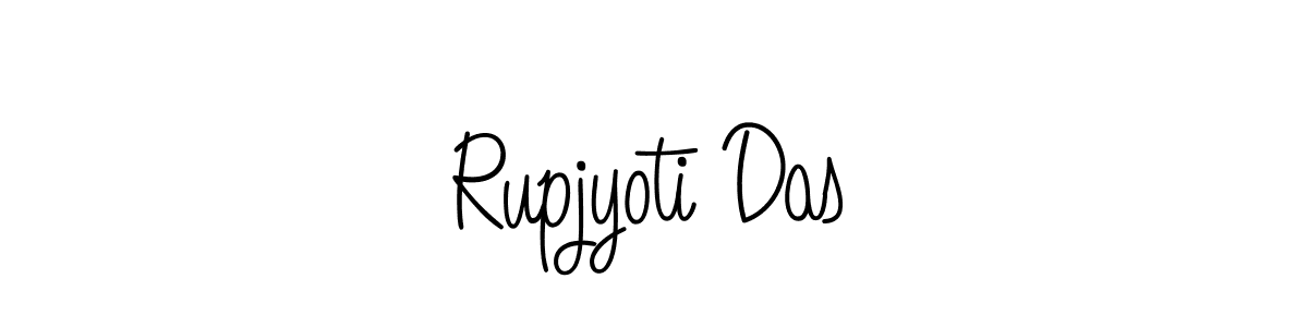 Create a beautiful signature design for name Rupjyoti Das. With this signature (Angelique-Rose-font-FFP) fonts, you can make a handwritten signature for free. Rupjyoti Das signature style 5 images and pictures png