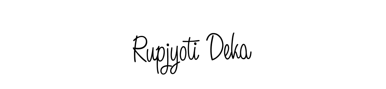 Make a beautiful signature design for name Rupjyoti Deka. Use this online signature maker to create a handwritten signature for free. Rupjyoti Deka signature style 5 images and pictures png