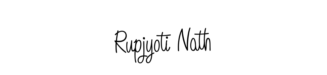 Angelique-Rose-font-FFP is a professional signature style that is perfect for those who want to add a touch of class to their signature. It is also a great choice for those who want to make their signature more unique. Get Rupjyoti Nath name to fancy signature for free. Rupjyoti Nath signature style 5 images and pictures png