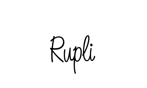 Also we have Rupli name is the best signature style. Create professional handwritten signature collection using Angelique-Rose-font-FFP autograph style. Rupli signature style 5 images and pictures png