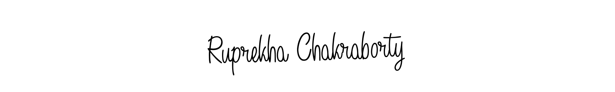 How to make Ruprekha Chakraborty name signature. Use Angelique-Rose-font-FFP style for creating short signs online. This is the latest handwritten sign. Ruprekha Chakraborty signature style 5 images and pictures png