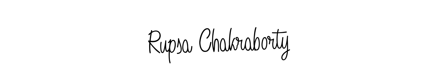 The best way (Angelique-Rose-font-FFP) to make a short signature is to pick only two or three words in your name. The name Rupsa Chakraborty include a total of six letters. For converting this name. Rupsa Chakraborty signature style 5 images and pictures png