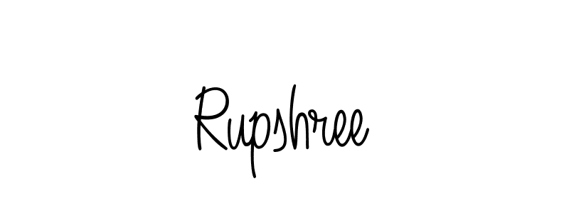 How to Draw Rupshree signature style? Angelique-Rose-font-FFP is a latest design signature styles for name Rupshree. Rupshree signature style 5 images and pictures png