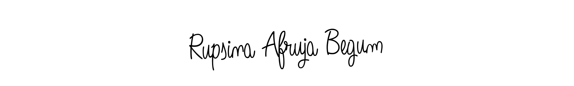 Also You can easily find your signature by using the search form. We will create Rupsina Afruja Begum name handwritten signature images for you free of cost using Angelique-Rose-font-FFP sign style. Rupsina Afruja Begum signature style 5 images and pictures png