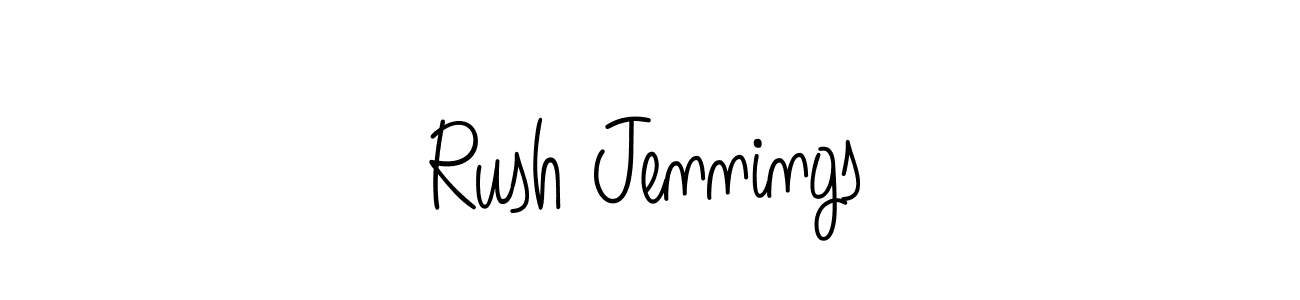 if you are searching for the best signature style for your name Rush Jennings. so please give up your signature search. here we have designed multiple signature styles  using Angelique-Rose-font-FFP. Rush Jennings signature style 5 images and pictures png