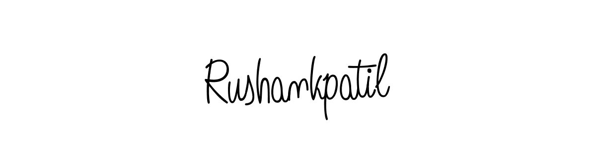 Best and Professional Signature Style for Rushankpatil. Angelique-Rose-font-FFP Best Signature Style Collection. Rushankpatil signature style 5 images and pictures png