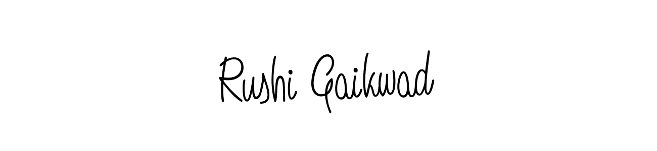 Once you've used our free online signature maker to create your best signature Angelique-Rose-font-FFP style, it's time to enjoy all of the benefits that Rushi Gaikwad name signing documents. Rushi Gaikwad signature style 5 images and pictures png