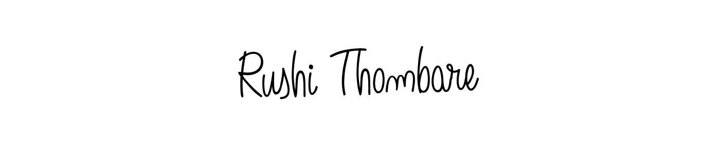 It looks lik you need a new signature style for name Rushi Thombare. Design unique handwritten (Angelique-Rose-font-FFP) signature with our free signature maker in just a few clicks. Rushi Thombare signature style 5 images and pictures png