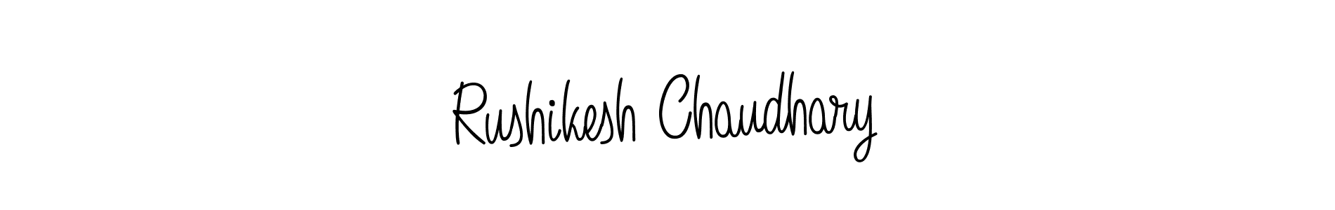 Make a short Rushikesh Chaudhary signature style. Manage your documents anywhere anytime using Angelique-Rose-font-FFP. Create and add eSignatures, submit forms, share and send files easily. Rushikesh Chaudhary signature style 5 images and pictures png