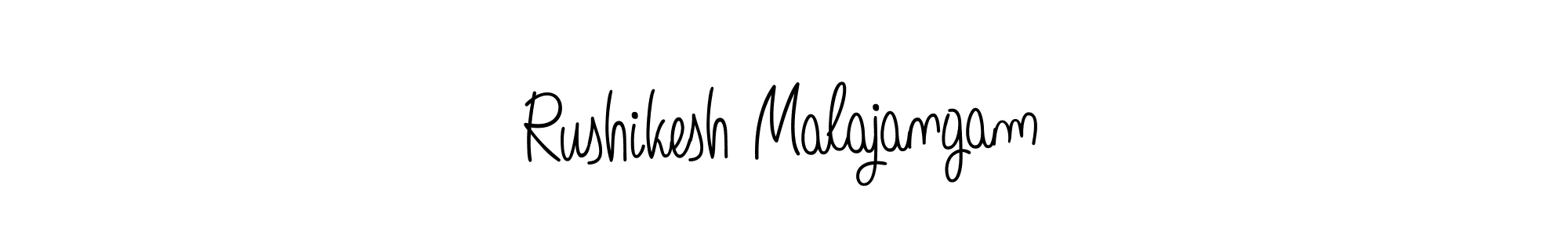 Once you've used our free online signature maker to create your best signature Angelique-Rose-font-FFP style, it's time to enjoy all of the benefits that Rushikesh Malajangam name signing documents. Rushikesh Malajangam signature style 5 images and pictures png