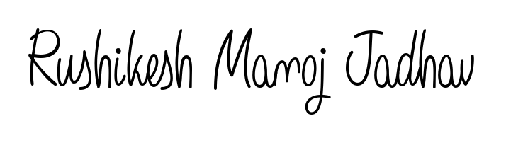 Also we have Rushikesh Manoj Jadhav name is the best signature style. Create professional handwritten signature collection using Angelique-Rose-font-FFP autograph style. Rushikesh Manoj Jadhav signature style 5 images and pictures png