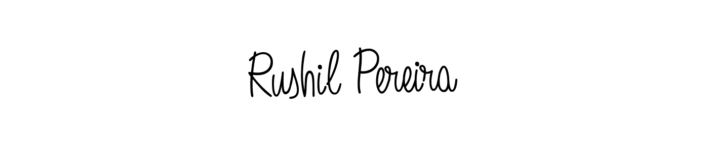 How to Draw Rushil Pereira signature style? Angelique-Rose-font-FFP is a latest design signature styles for name Rushil Pereira. Rushil Pereira signature style 5 images and pictures png