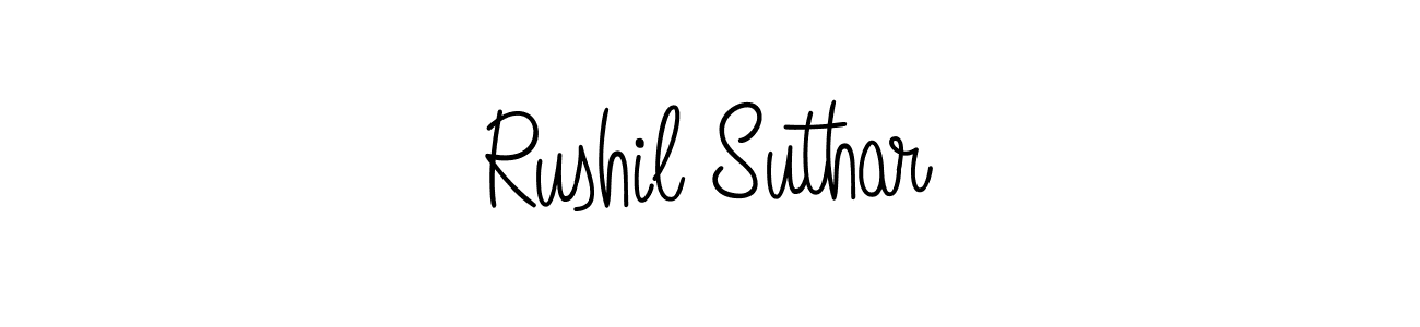 Once you've used our free online signature maker to create your best signature Angelique-Rose-font-FFP style, it's time to enjoy all of the benefits that Rushil Suthar name signing documents. Rushil Suthar signature style 5 images and pictures png