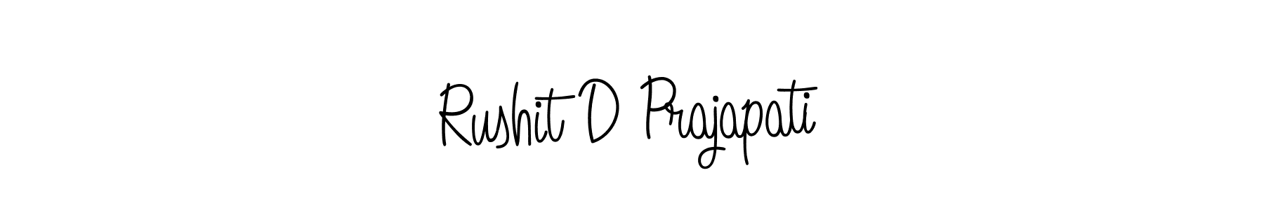 Once you've used our free online signature maker to create your best signature Angelique-Rose-font-FFP style, it's time to enjoy all of the benefits that Rushit D Prajapati name signing documents. Rushit D Prajapati signature style 5 images and pictures png