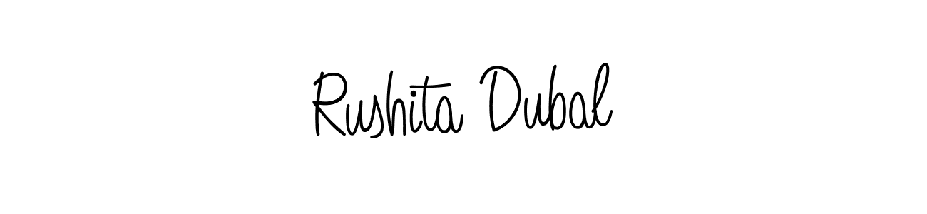 Here are the top 10 professional signature styles for the name Rushita Dubal. These are the best autograph styles you can use for your name. Rushita Dubal signature style 5 images and pictures png