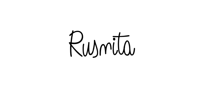 Angelique-Rose-font-FFP is a professional signature style that is perfect for those who want to add a touch of class to their signature. It is also a great choice for those who want to make their signature more unique. Get Rusnita name to fancy signature for free. Rusnita signature style 5 images and pictures png