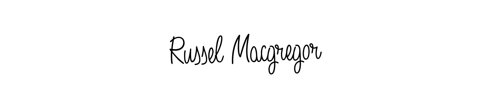 The best way (Angelique-Rose-font-FFP) to make a short signature is to pick only two or three words in your name. The name Russel Macgregor include a total of six letters. For converting this name. Russel Macgregor signature style 5 images and pictures png