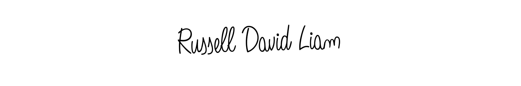 It looks lik you need a new signature style for name Russell David Liam. Design unique handwritten (Angelique-Rose-font-FFP) signature with our free signature maker in just a few clicks. Russell David Liam signature style 5 images and pictures png