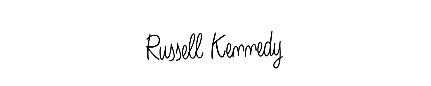 How to make Russell Kennedy name signature. Use Angelique-Rose-font-FFP style for creating short signs online. This is the latest handwritten sign. Russell Kennedy signature style 5 images and pictures png