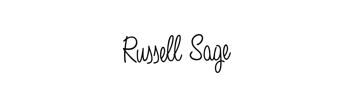 Best and Professional Signature Style for Russell Sage. Angelique-Rose-font-FFP Best Signature Style Collection. Russell Sage signature style 5 images and pictures png