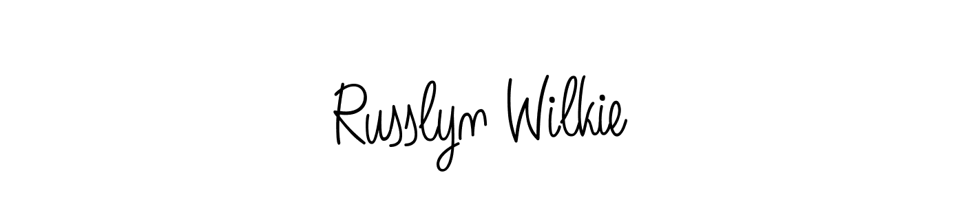 Here are the top 10 professional signature styles for the name Russlyn Wilkie. These are the best autograph styles you can use for your name. Russlyn Wilkie signature style 5 images and pictures png
