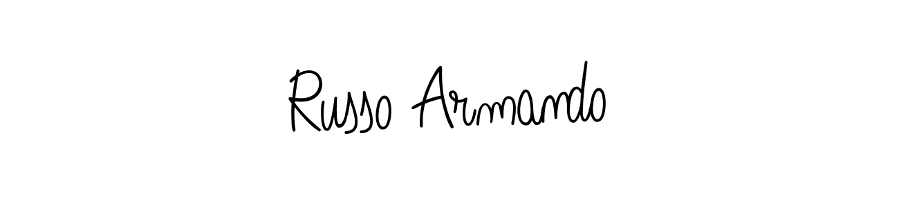 Create a beautiful signature design for name Russo Armando. With this signature (Angelique-Rose-font-FFP) fonts, you can make a handwritten signature for free. Russo Armando signature style 5 images and pictures png