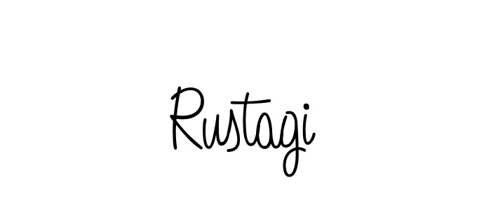 You should practise on your own different ways (Angelique-Rose-font-FFP) to write your name (Rustagi) in signature. don't let someone else do it for you. Rustagi signature style 5 images and pictures png