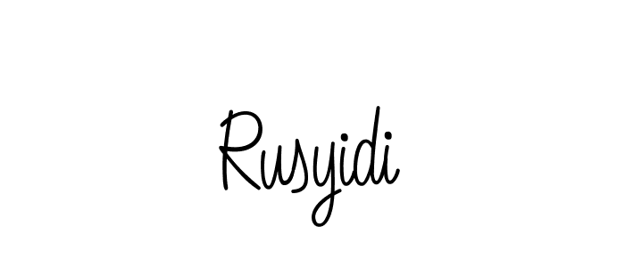 if you are searching for the best signature style for your name Rusyidi. so please give up your signature search. here we have designed multiple signature styles  using Angelique-Rose-font-FFP. Rusyidi signature style 5 images and pictures png